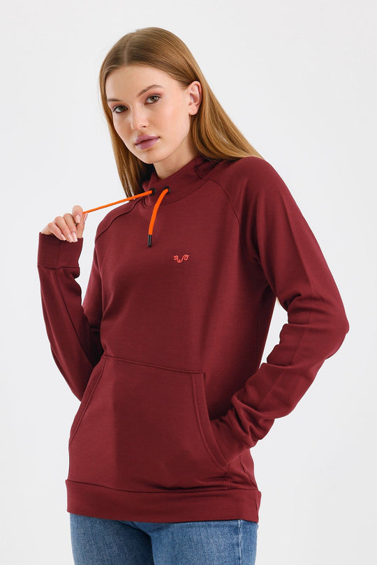 SCOUT-Aktivni duks 100% merino vuna unisex duks sa kapuljačom