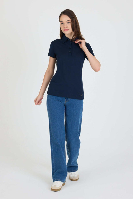 Polo pique women majica 100% merino vuna
