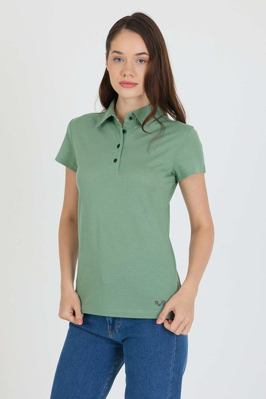 Polo pique women majica 100% merino vuna