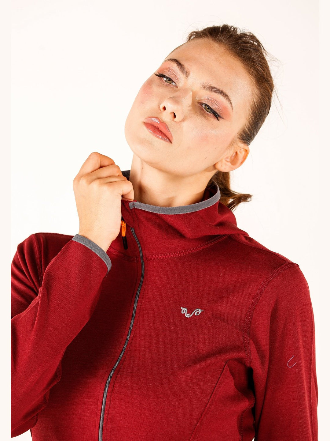 MARIN- Aktivni ženski duks sa kapuljačom 100% merino vuna