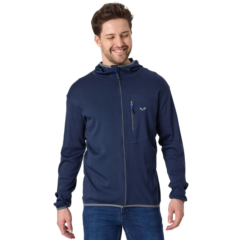 MAESTRO-Aktivni duks sa kapuljačom 100% merino vuna