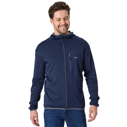 MAESTRO-Aktivni duks sa kapuljačom 100% merino vuna