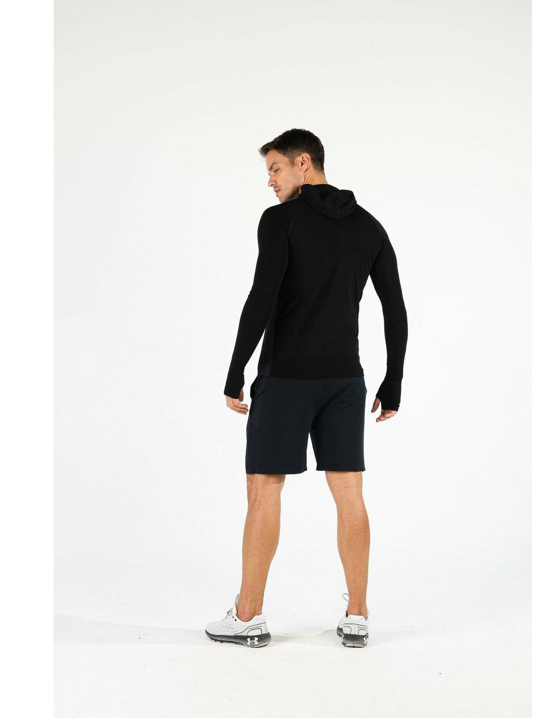 PAKKE HYBRID- Aktivni veš Seamless zip merino duks