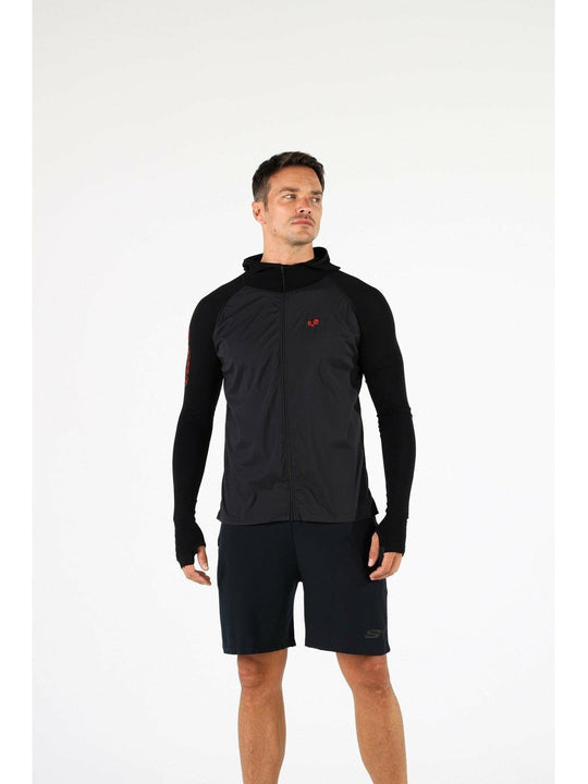 PAKKE HYBRID- Aktivni veš Seamless zip merino duks