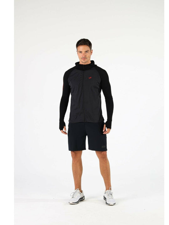 PAKKE HYBRID- Aktivni veš Seamless zip merino duks