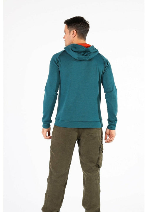 SCOUT-Aktivni duks 100% merino vuna unisex duks sa kapuljačom