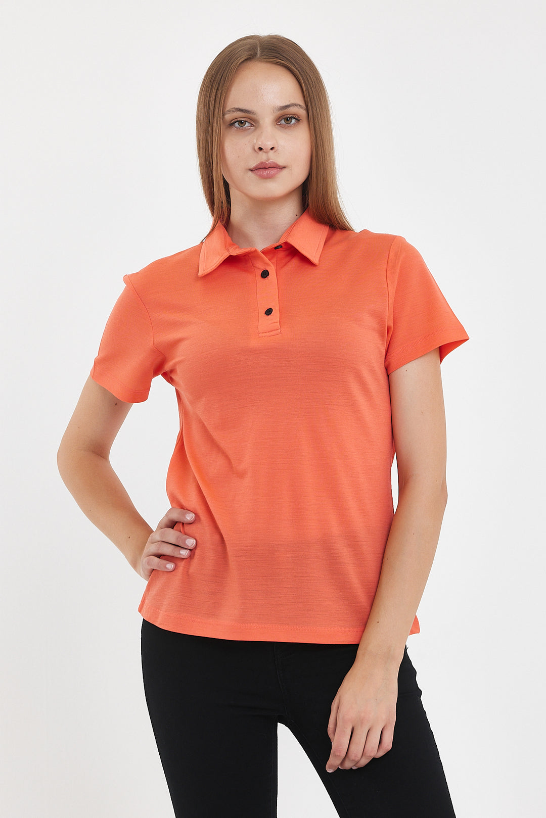 Polo pique women majica 100% merino vuna