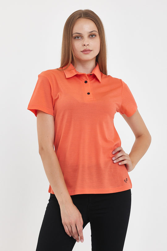 Polo pique women majica 100% merino vuna