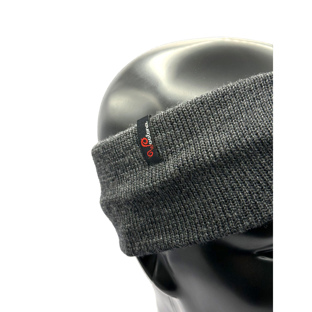 Ženska traka za glavu od 100% merino vune | Set 2 kom – antracit + siva