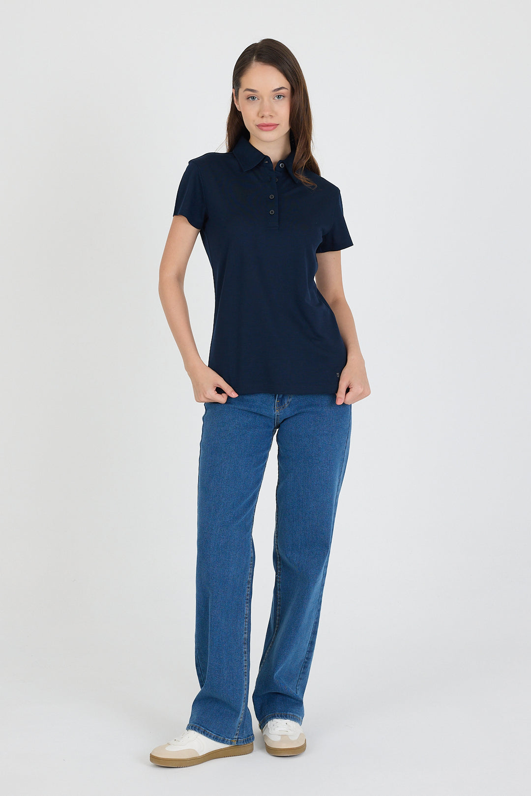 Polo pique women majica 100% merino vuna