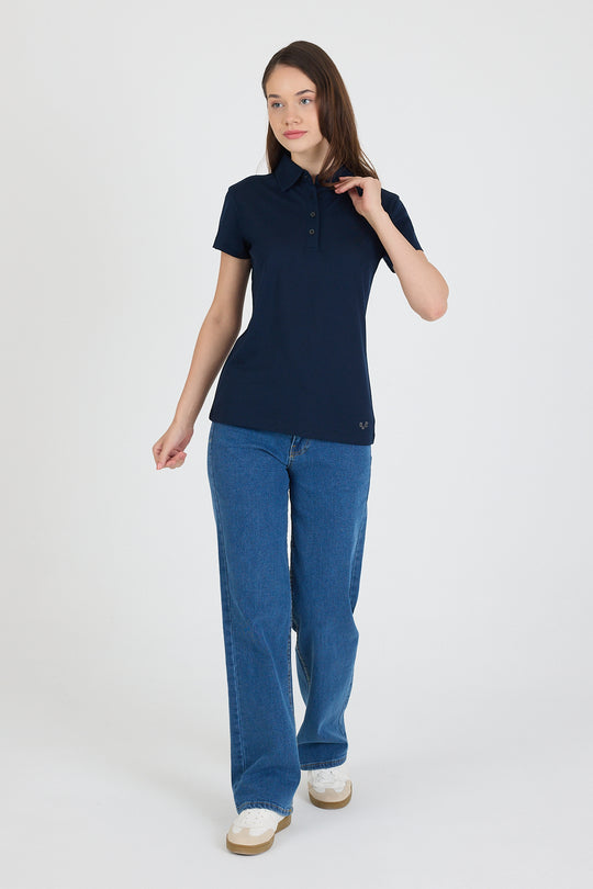 Polo pique women majica 100% merino vuna