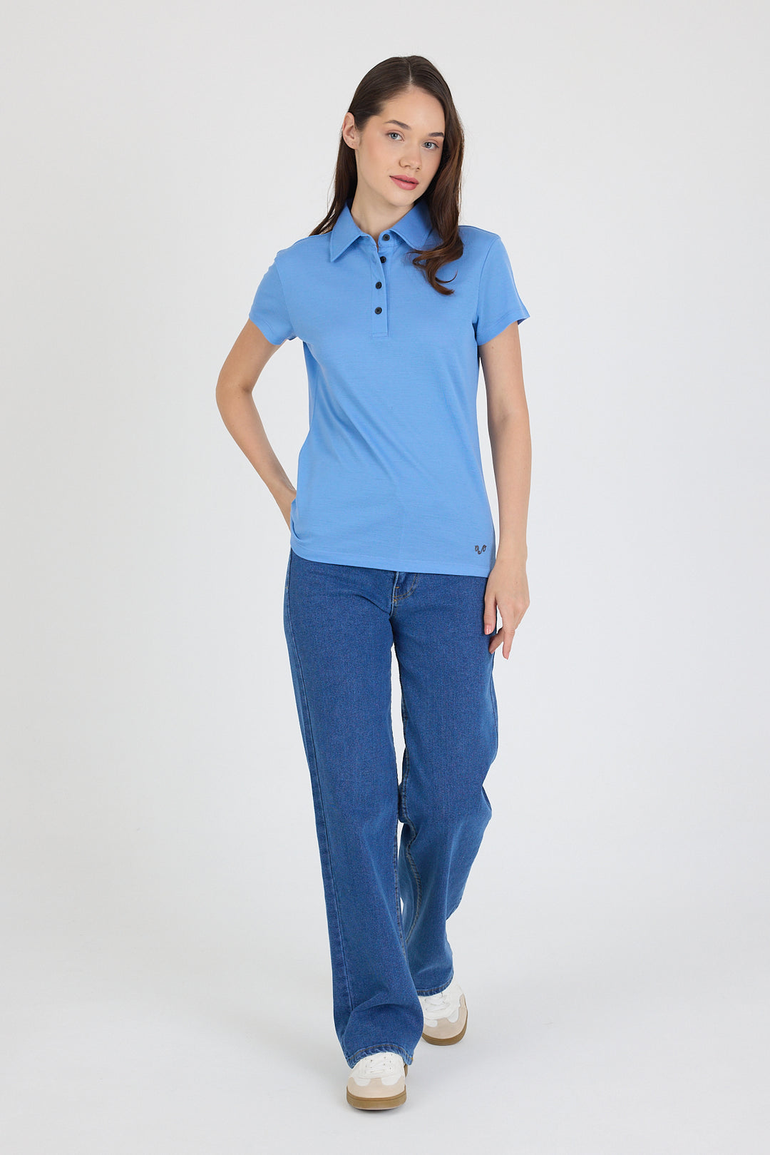 Polo pique women majica 100% merino vuna