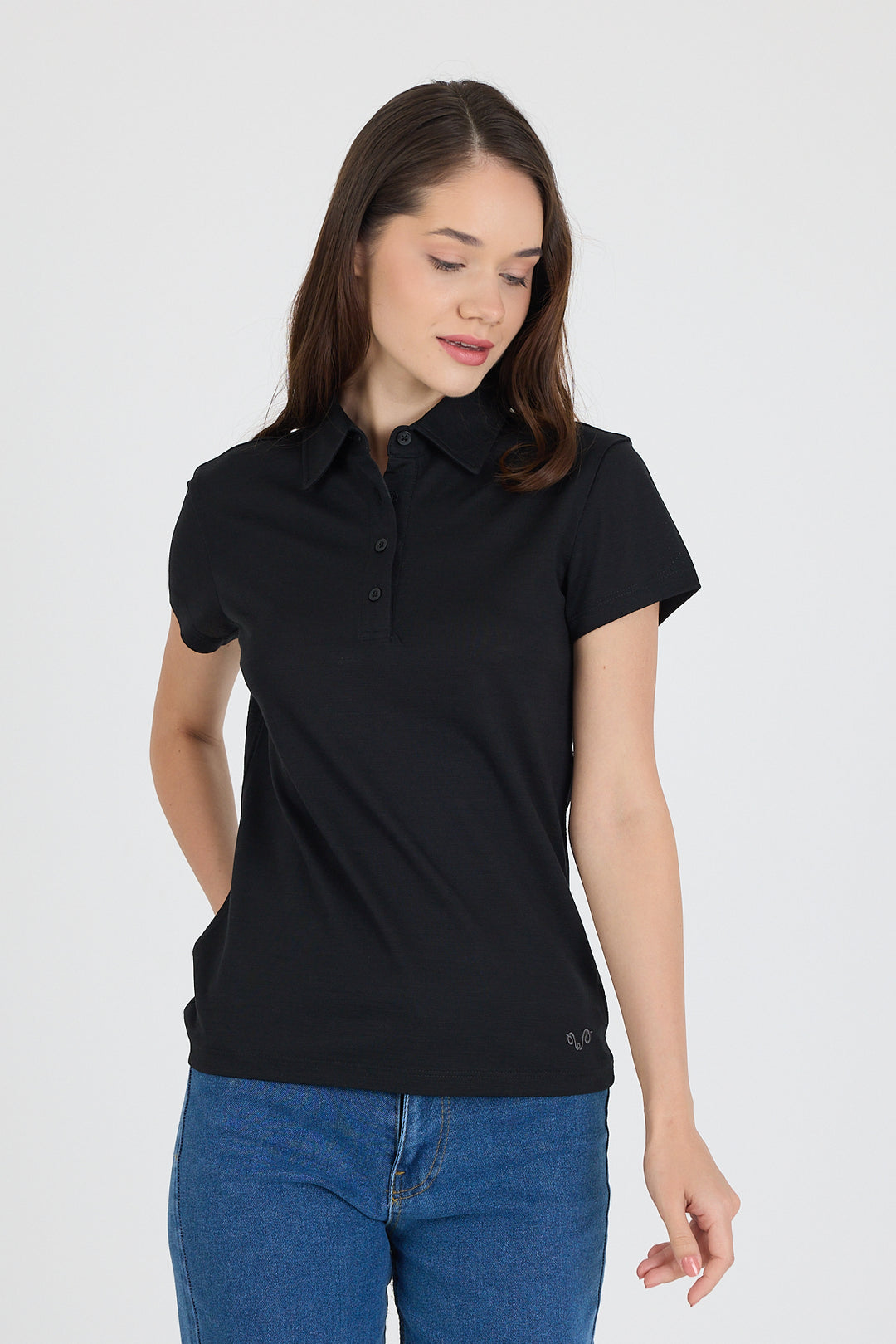Polo pique women majica 100% merino vuna
