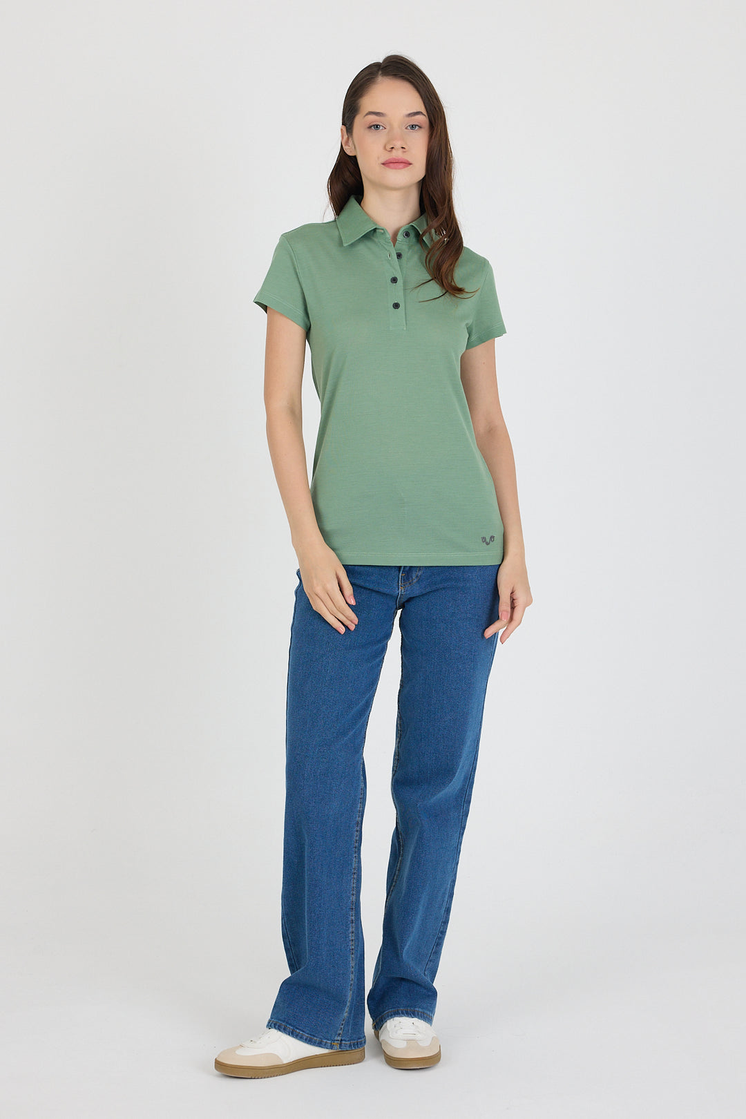 Polo pique women majica 100% merino vuna