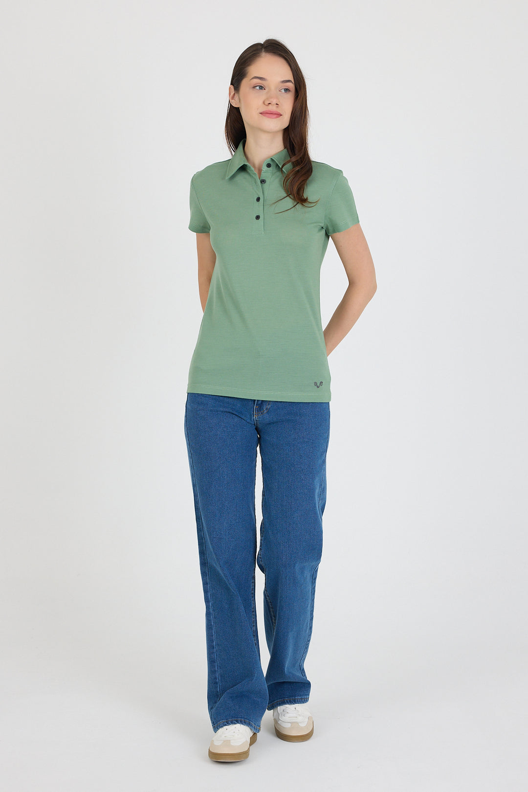 Polo pique women majica 100% merino vuna