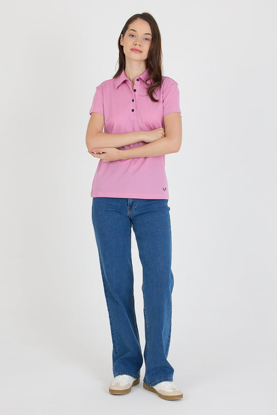 Polo pique women majica 100% merino vuna