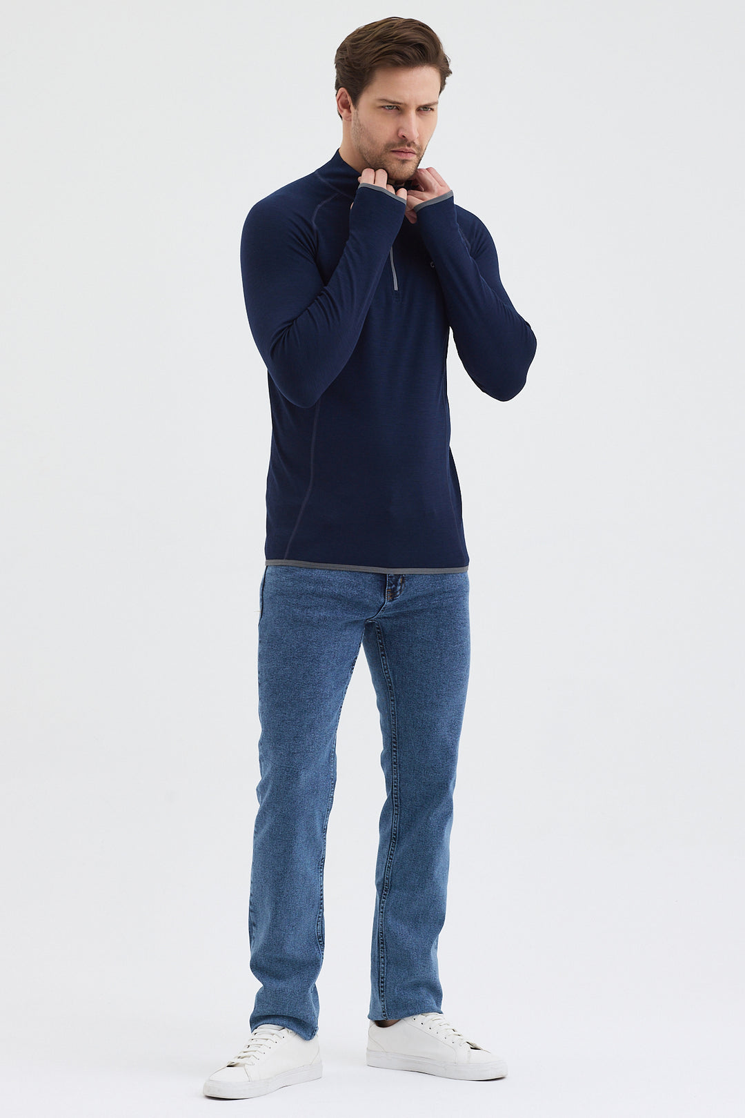 HALLDOR- Aktivni veš 100% merino vuna duks