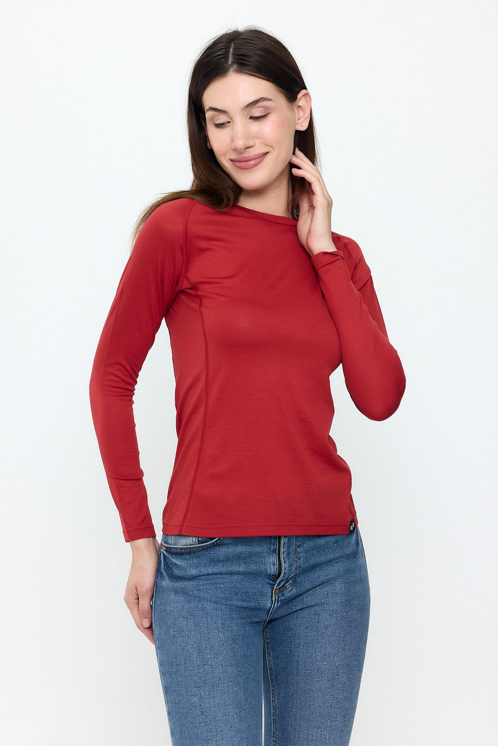 KONA- Aktivni veš ženska bluza dugi rukav 100% merino vuna