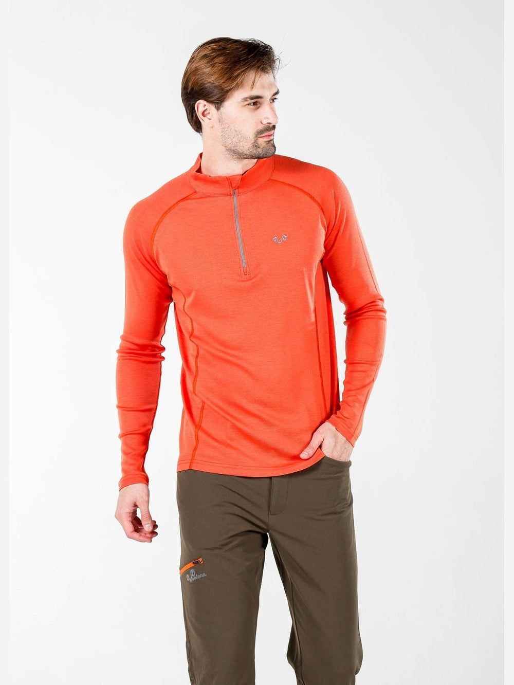 ASTRO- Aktivni veš 100% Merino vuna 1/4 zip gornji deo