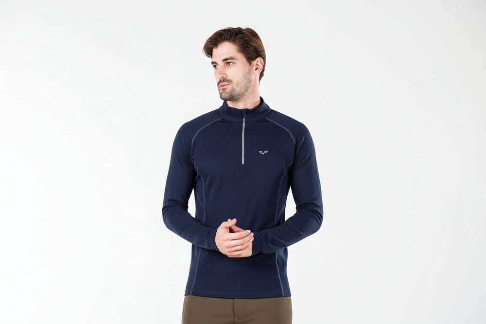 ASTRO- Aktivni veš  100% Merino vuna 1/4 zip gornji deo