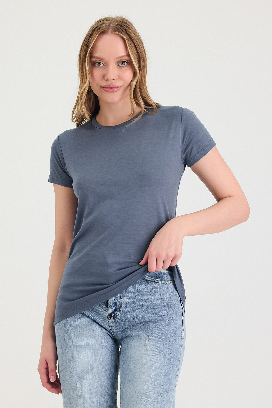 PERA- Aktivna majica 100% merino vuna okrugli izrez