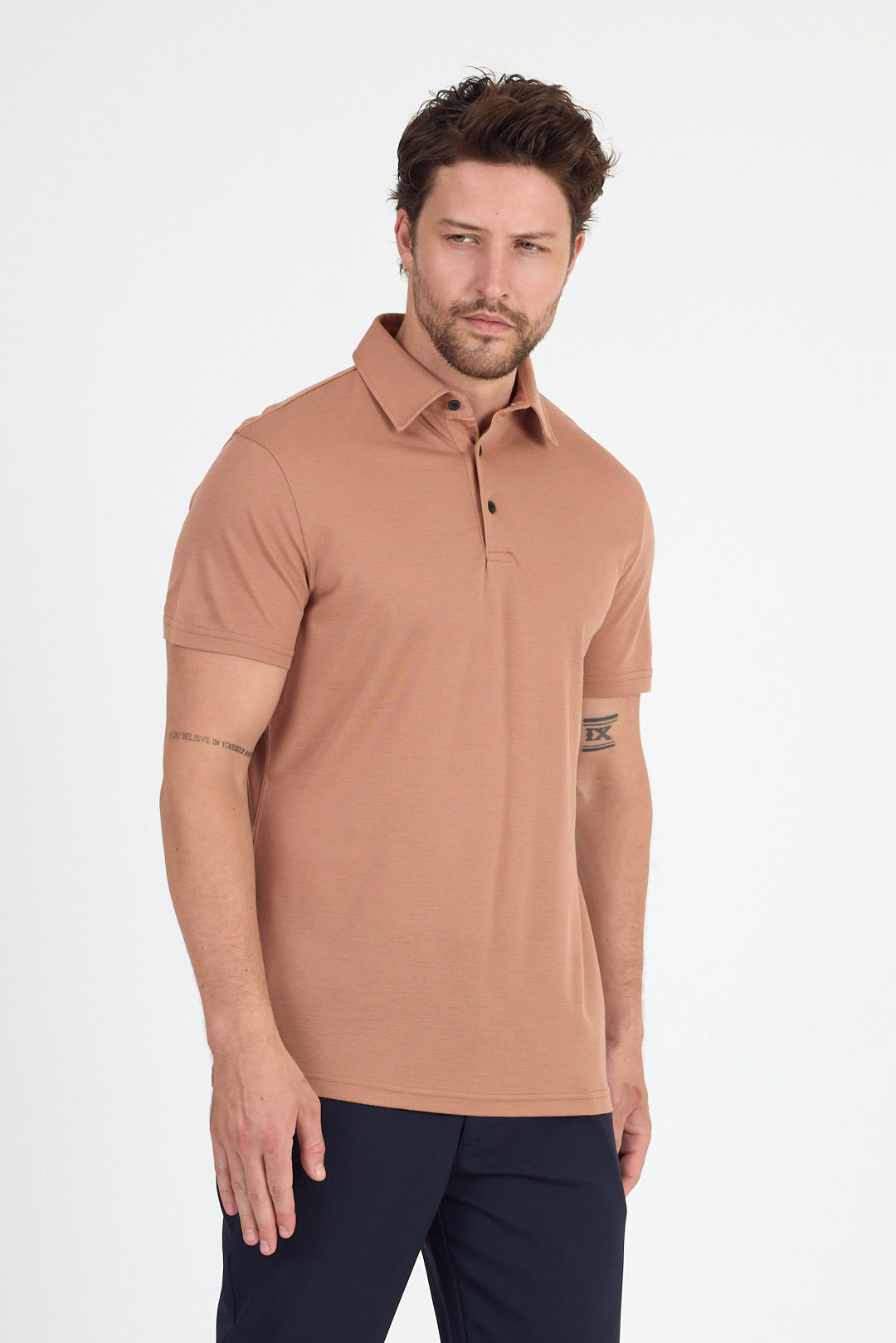 Polo pique majica 100% merino vuna