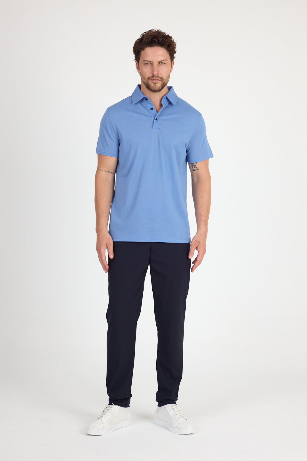 Polo pique majica 100% merino vuna
