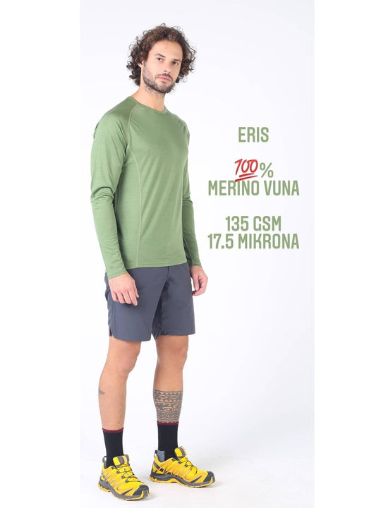 ERIS- Aktivni veš Cool wool 100% merino vuna majica dugi rukav